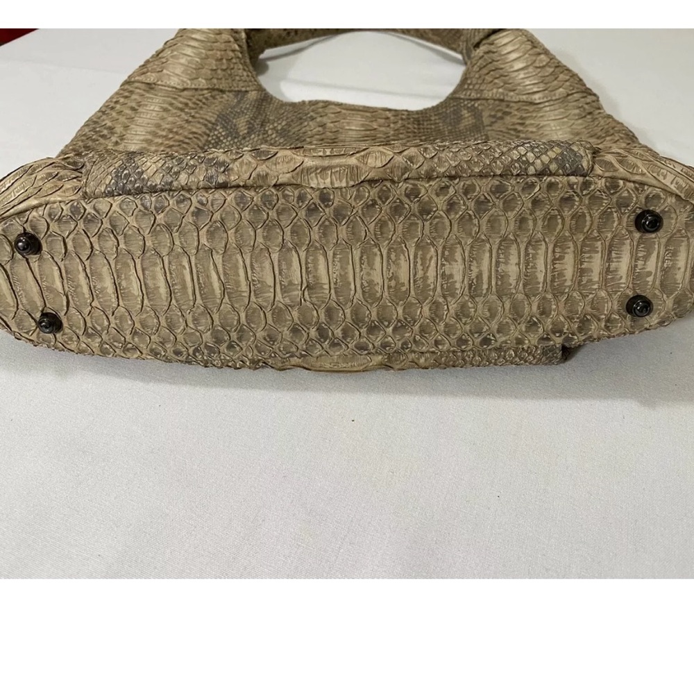 Byron 100% Python Snakeskin Hobo Bag - image 7